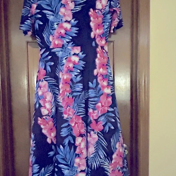 Tori Richard Floral Print Dress - Picture 2 of 3